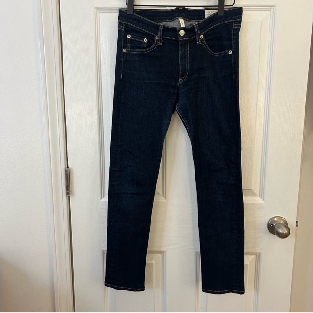 Rag and Bone Capri Denim Blue Cotton Women’s Jean